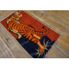 Vintage Chinese Tibetan Tiger Carpet 
