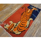 Vintage Chinese Tibetan Tiger Carpet 