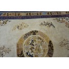 Early 19th Century W. Chinese Ningxia Carpet with Foo Dogs