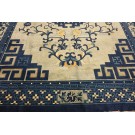 19th Century Chinese Peking Carpet with Architectural Design