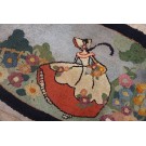 1930s Pictorial American Hooked Rug
