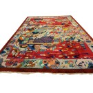 1920s Scenic Chinese Art Deco Carpet by Nichols Workshop