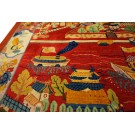 1920s Scenic Chinese Art Deco Carpet by Nichols Workshop