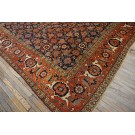 Mid 19th Century W. Persian Bijar Carpet