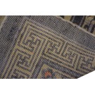 Late 19th Century W. Chinese Ningxia Silk Carpet 