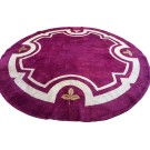 Early 20th Century Round French Art Deco Carpet