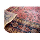 Early 20th Century Persian Silk & Wool Kashan Carpet