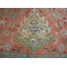 Late 20th Century Persian Tabriz Wool & Silk Carpet