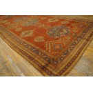 Early 20th Century Turkish Oushak Smyrna Carpet