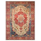 19th-Century N.W. Persian Serapi Carpet 