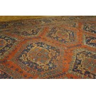 Early 19th Century Turkish Smyrna Oushak Carpet