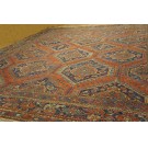 Early 19th Century Turkish Smyrna Oushak Carpet