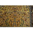 Mid 20th Century Persian Silk & Wool Isfahan Carpet
