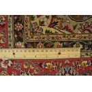 Mid 20th Century Persian Tabriz Rug with Silk Highlights