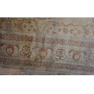 19th Century Persian Silk Tabriz Carpet 