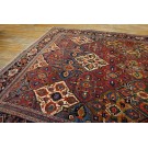 Early 20th Century E. Persian Khorassan Moud Carpet with Garden Design