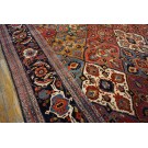 Early 20th Century E. Persian Khorassan Moud Carpet with Garden Design