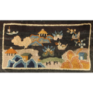 Pictorial Chinese Art Deco Scatter Rug