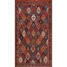 Late 19th Century Inscribed Persian Bakhtiari Garden Carpet