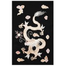 Vintage 1980s Chinese Dragon Carpet