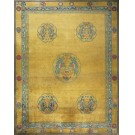 Early 20th Century Chinese Dragon Carpet