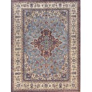 Mid 20th Century Persian Isfahan Carpet on Silk Foundation