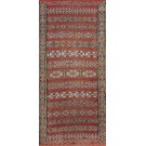 Mid 20th Century Moroccan Flat-weave Carpet 