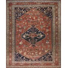Late 19th Century N.W. Persian Serapi Carpet 
