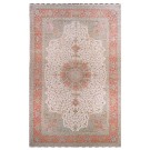 Late 20th Century Persian Tabriz Wool & Silk Carpet