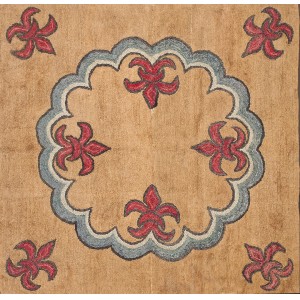 American Hooked Rug #17170