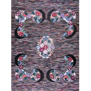 American Hooked Rug #17546