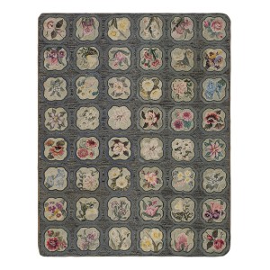 American Hooked Rug #19355