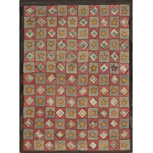 American Hooked Rug #20443
