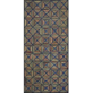 American Hooked Rug #25919