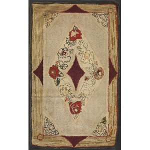 American Hooked Rug #17049
