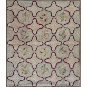 American Hooked Rug #17184