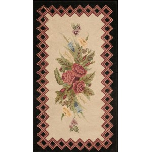 American Hooked Rug #17207