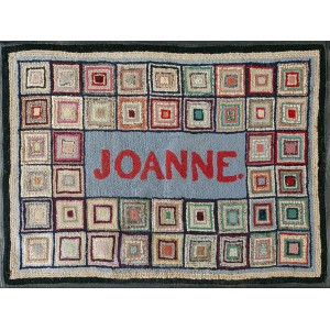 American Hooked Rug #17474