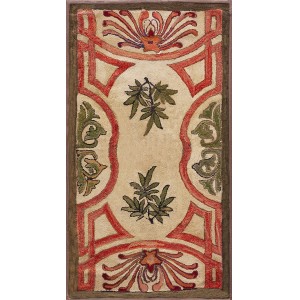American Hooked Rug #17654