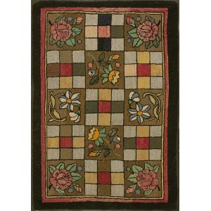 American Hooked Rug #17658