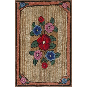 American Hooked Rug #18696