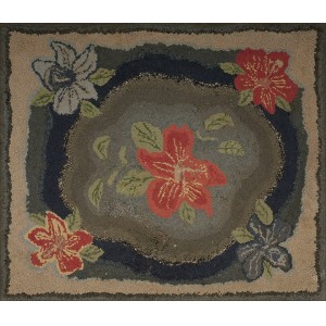 American Hooked Rug #20-13178