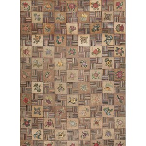American Hooked Rug #24009
