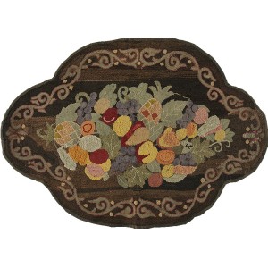 American Hooked Rug #6466